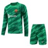 Fotbalový Komplet FC Barcelona Brankářské Dětské Domácí 2023-24 Dlouhý Rukáv (+ trenýrky)